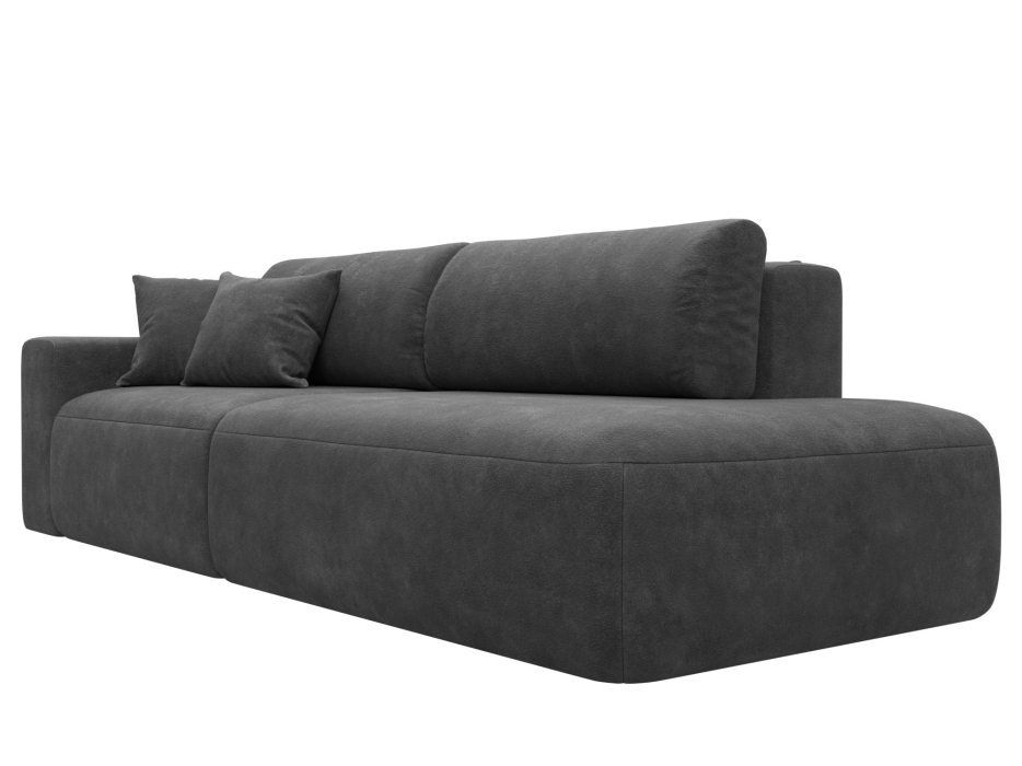 Диваны еврокнижки, Диван прямой Лига-036 НПБ Модерн подлокотник слева, велюр BRUT