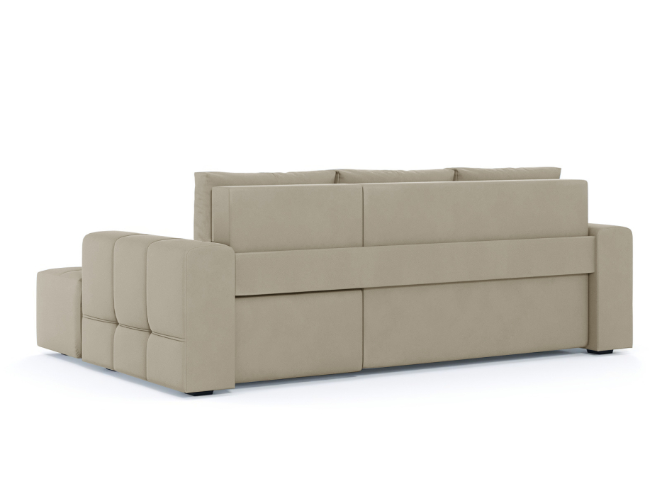 Диваны угловые в гостиную, Диван-кровать угловой Прадо, еврокнижка, велюр