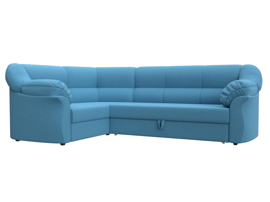 Диваны угловые в гостиную, Диван угловой Карнелла левый угол, рогожка Амур