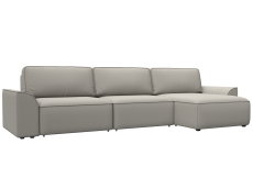 Диваны угловые в гостиную, Диван угловой Лига-048 НПБ лонг, рогожка Амур