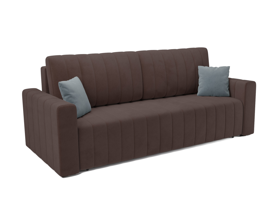 Диваны выкатные, Диван прямой выкатной Санта №2 (Велюр)