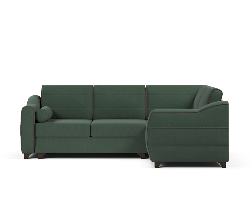 Диваны угловые в гостиную, Диван-кровать угловой Френсис еврокнижка, велюр