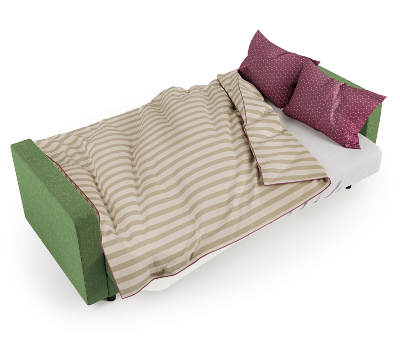 Диваны с ящиком для белья, Диван-книжка Мелодия 140, рогожка