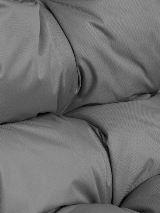 Подвесные кресла, Подвесное кресло ДЛЯ ДВОИХ ЛЮКС с ротангом белое