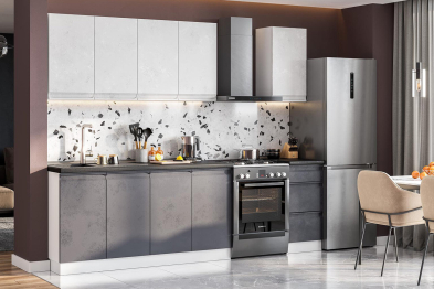 Кухонный гарнитур Вельвет 2.0 м, без столешницы