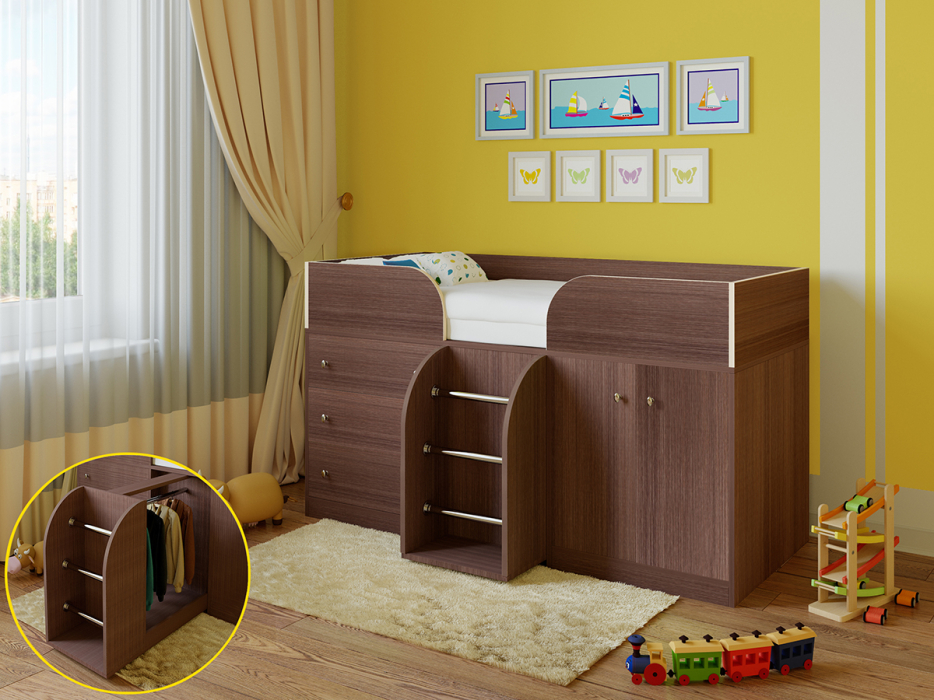 Детские кровати, Кровать-чердак Астра 5