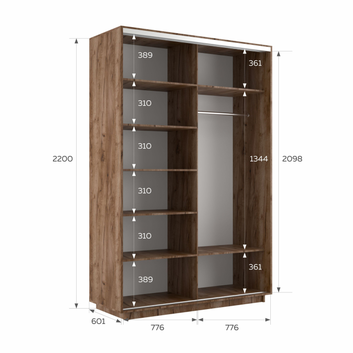 Шкафы-купе 2-х дверные, Шкаф-купе Экспресс 2-х дверный Фотопечать Шары Стекла 160х60х220