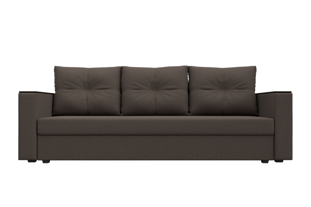 Диваны еврокнижки, Диван прямой Атланта без стола, рогожка Амур