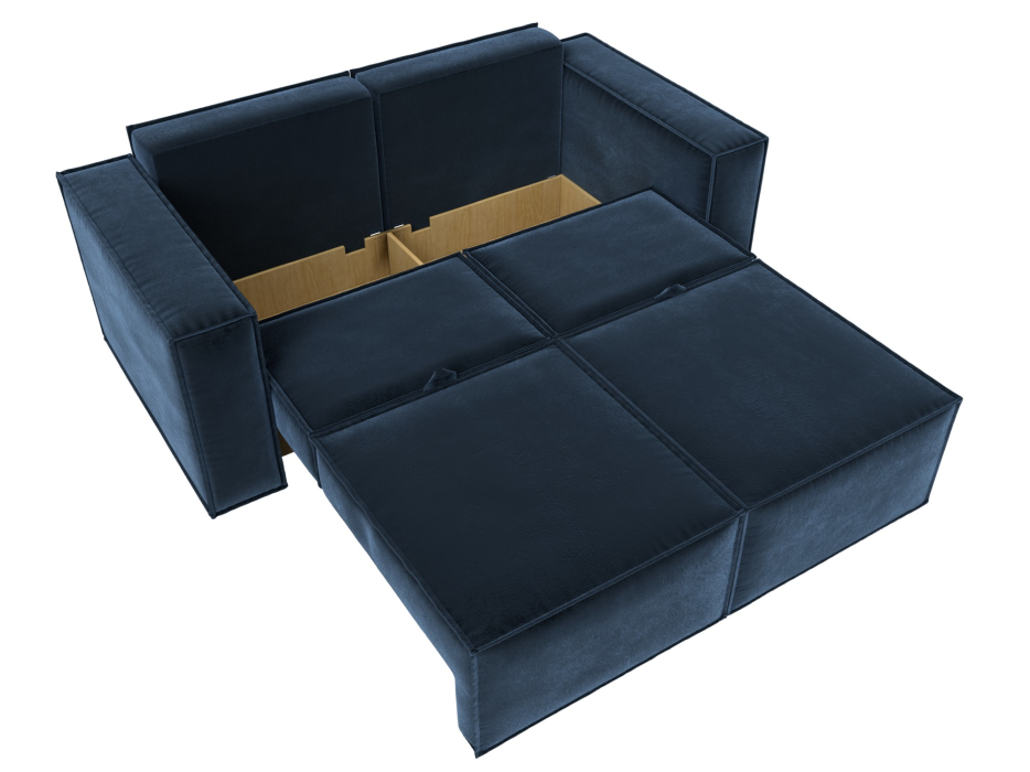 Диваны кровати со спальным местом, Диван прямой Куба мини, велюр TOWER