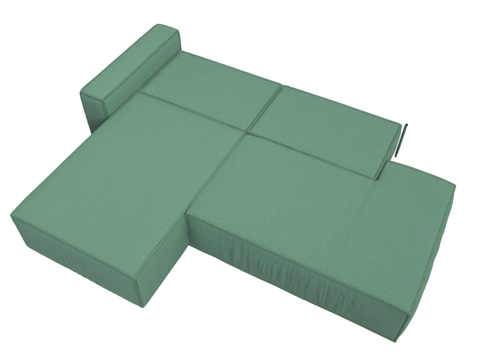 Диваны угловые в гостиную, Диван угловой Прага Модерн левый угол, рогожка Амур