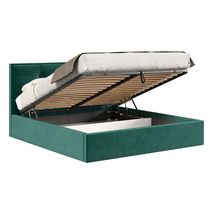 Мягкая кровать, Кровать с подъёмным механизмом 1600 Римини