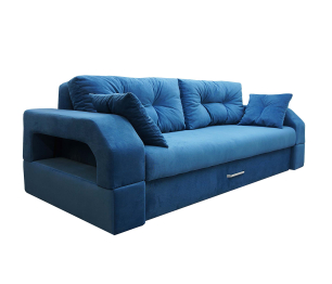 Диван-кровать еврокнижка Манчестер с подсветкой, 150, велюр