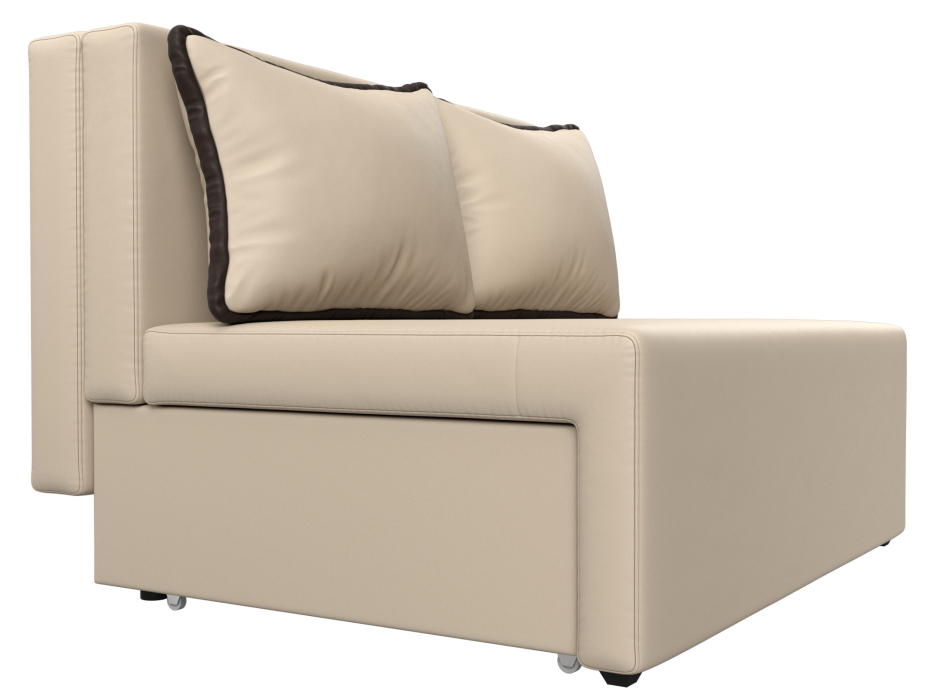 Диваны с ящиком для белья, Диван прямой Лагуна, экокожа