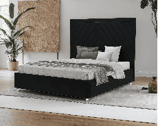 Мягкая кровать, Кровать Мишель 140 см (Велюр)