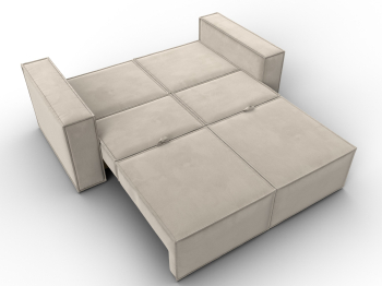 Диван прямой Куба мини, микровельвет