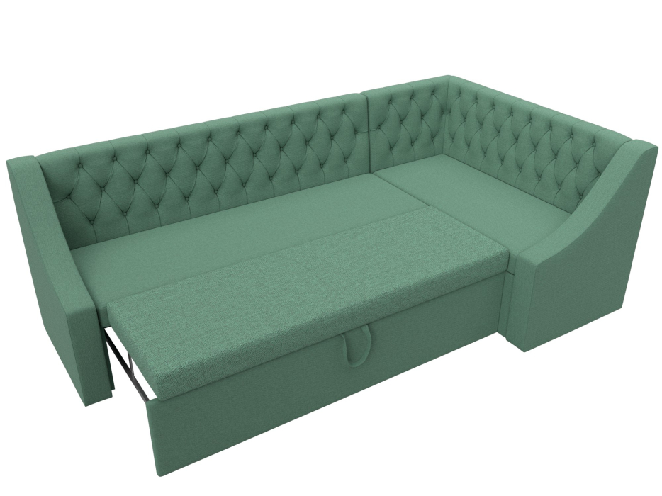 Диваны угловые кухонные, Диван кухонный угловой Мерлин правый угол, рогожка Амур