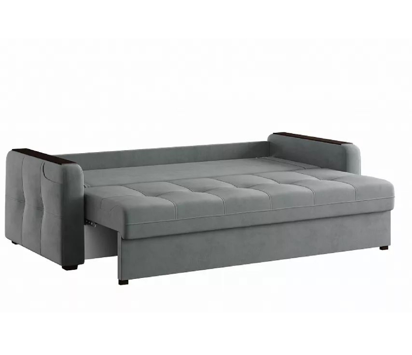 Диваны с ящиком для белья, Диван-кровать прямой Smart 3 Велюр