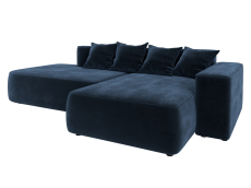 Диваны угловые в гостиную, Диван угловой Лига-065 угол правый, велюр TOWER