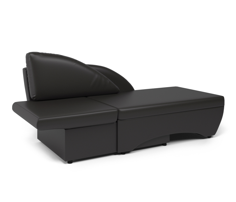 Диваны прямые кухонные, Кушетка Трио, левый экокожа