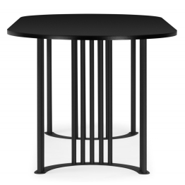 Стол Хьюго О 180 х 90 ( черные ноги)