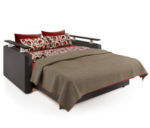 Диван-кровать Шарм 140, рогожка/экокожа