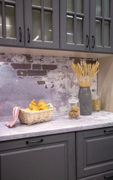 Кухонный гарнитур Регина 1,8м Серый матовый