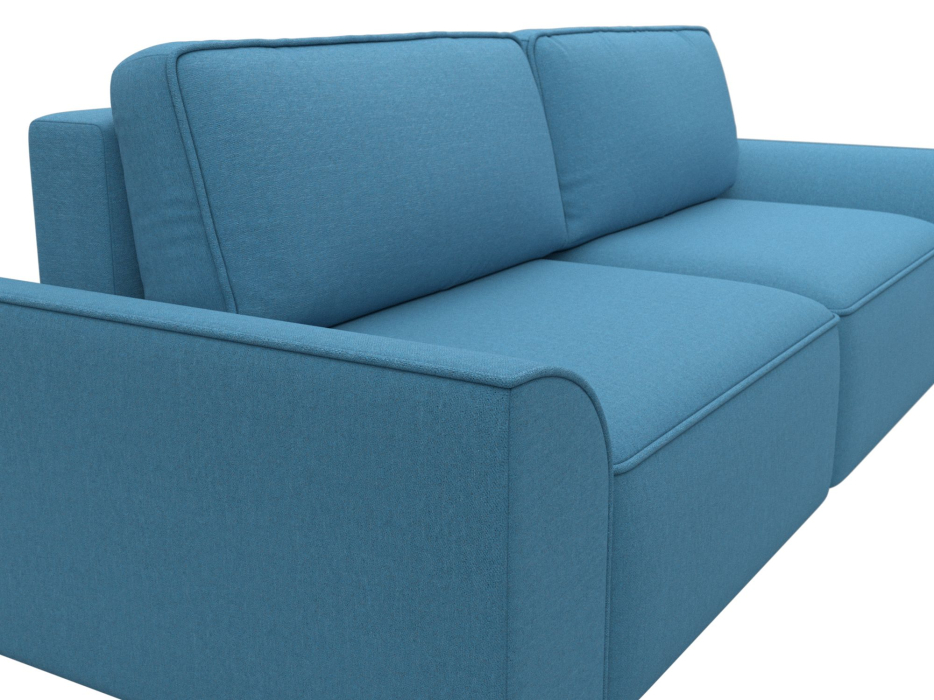 Диваны еврокнижки, Диван прямой Лига-048 НПБ, рогожка Амур