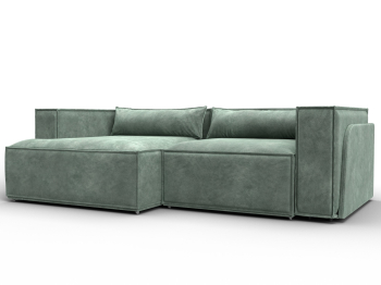 Диван угловой Лига-061 угол левый, велюр BRUT