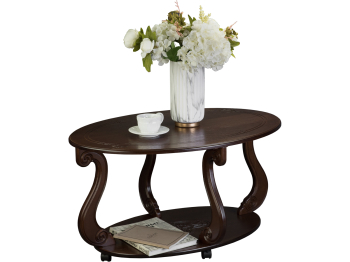 Стол журнальный Мебелик Овация (М) на колесах