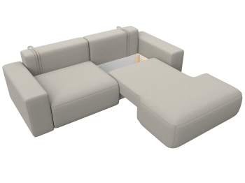 Диван угловой Лига-036 НПБ Классик правый угол, рогожка Амур