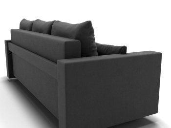 Прямой диван Адам, НПБ,еврокнижка,велюр