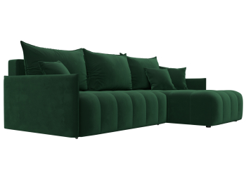 Диван угловой Лига-054 НПБ угол универсальный, велюр SEVEN