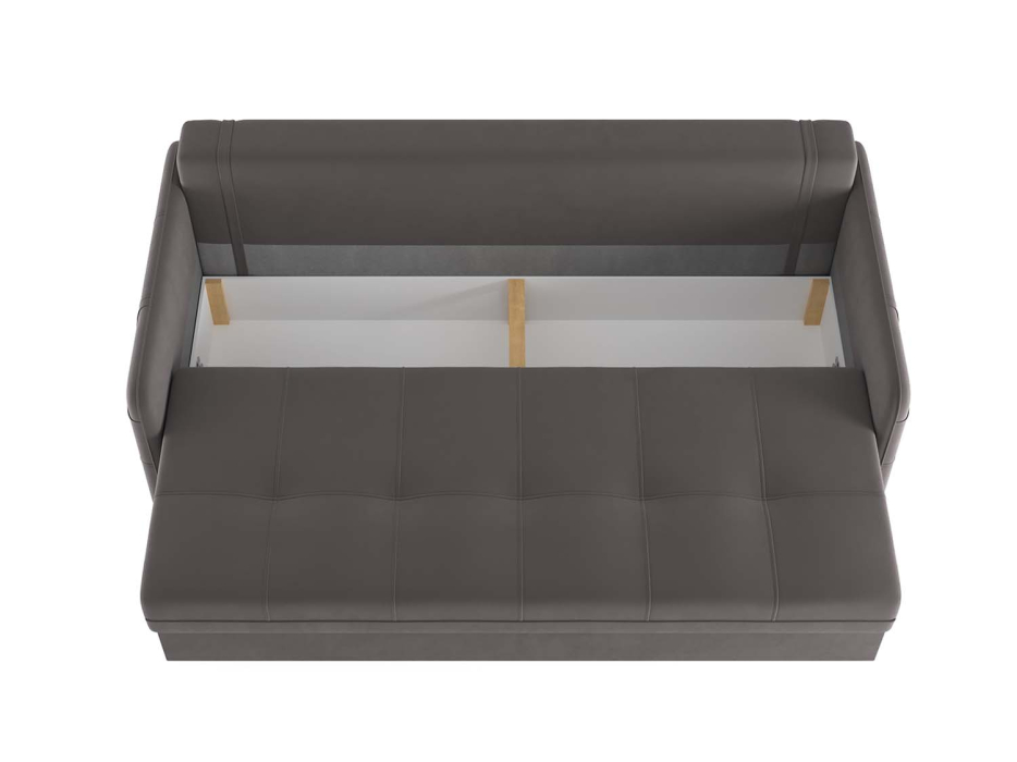 Диваны с ящиком для белья, Диван-кровать прямой Smart 1 Велюр