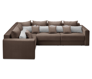 Диван угловой Мэдисон Лонг со спальным местом, микровелюр