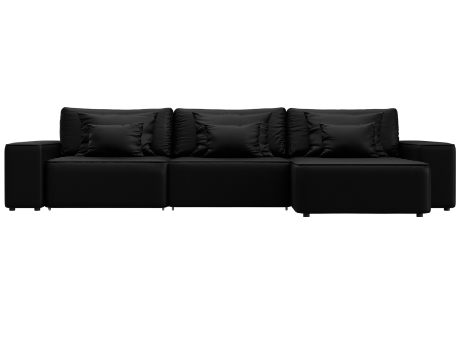 Диваны угловые в гостиную, Диван угловой Лига-074 угол универсальный, экокожа GRIFON