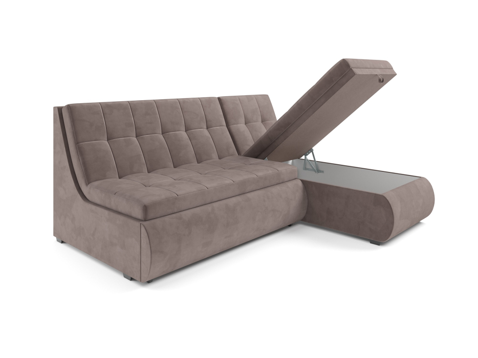 Диваны угловые в гостиную, Диван угловой Дубай (Велюр)