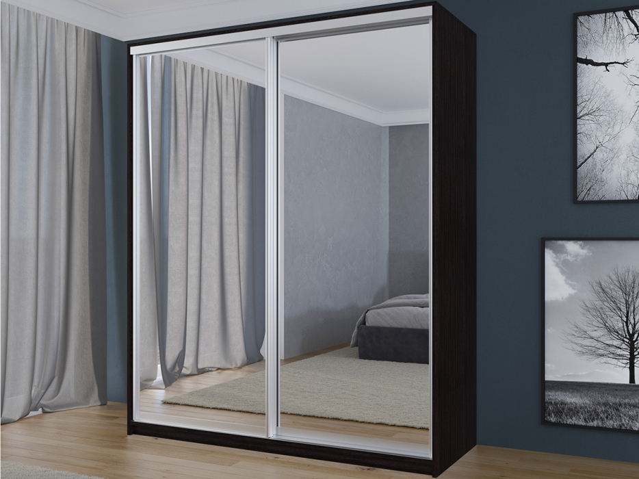 Для одежды, Шкаф-купе 2х дверный Лаурус 1 120х45