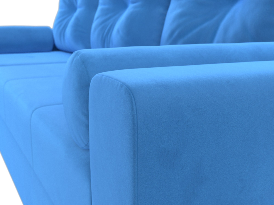 Диваны угловые в гостиную, Диван угловой Верона Лайт левый угол, велюр