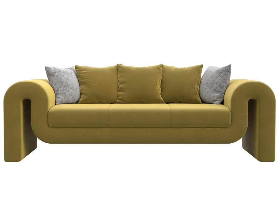 Диваны прямые кухонные, Диван прямой Волна, микровельвет