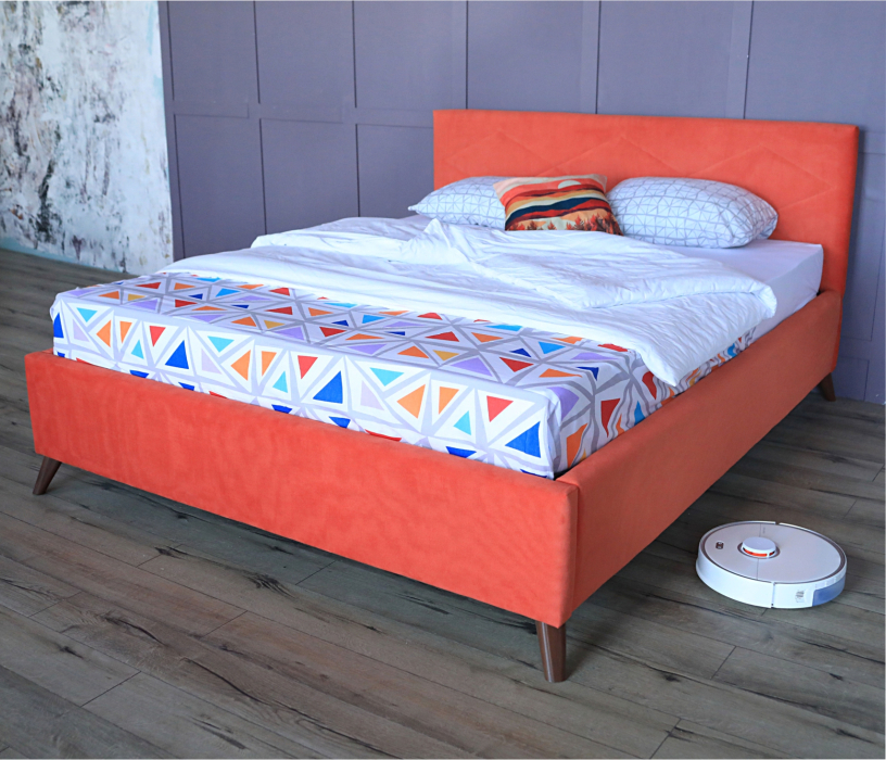 Мягкая кровать, Комплект для сна Monika 1600 c ортопедическим основанием