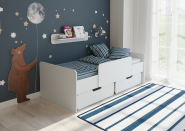 Детская кровать  Легенда 14.1 белая