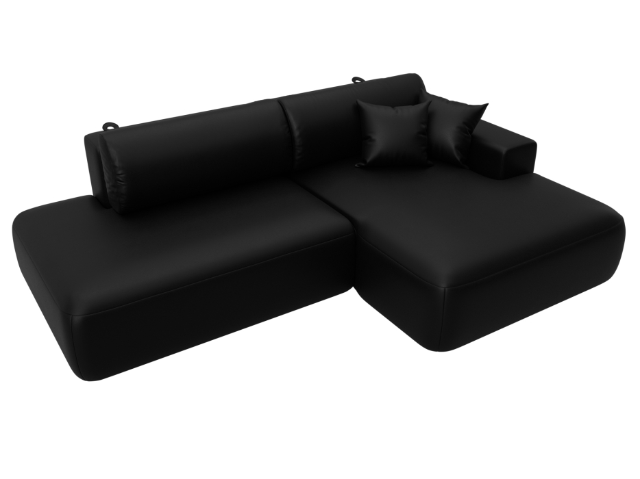 Диваны угловые в гостиную, Диван угловой Лига-036 НПБ Модерн правый угол, экокожа GRIFON 