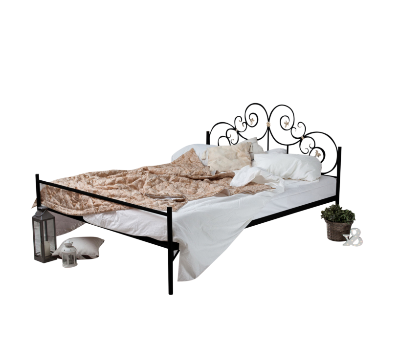 Кованые кровати, Кованая кровать Афина 1.4 с одной спинкой