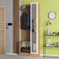 Прихожие, Прихожая с зеркалом в маленькую прихожую РВК Камелия-8