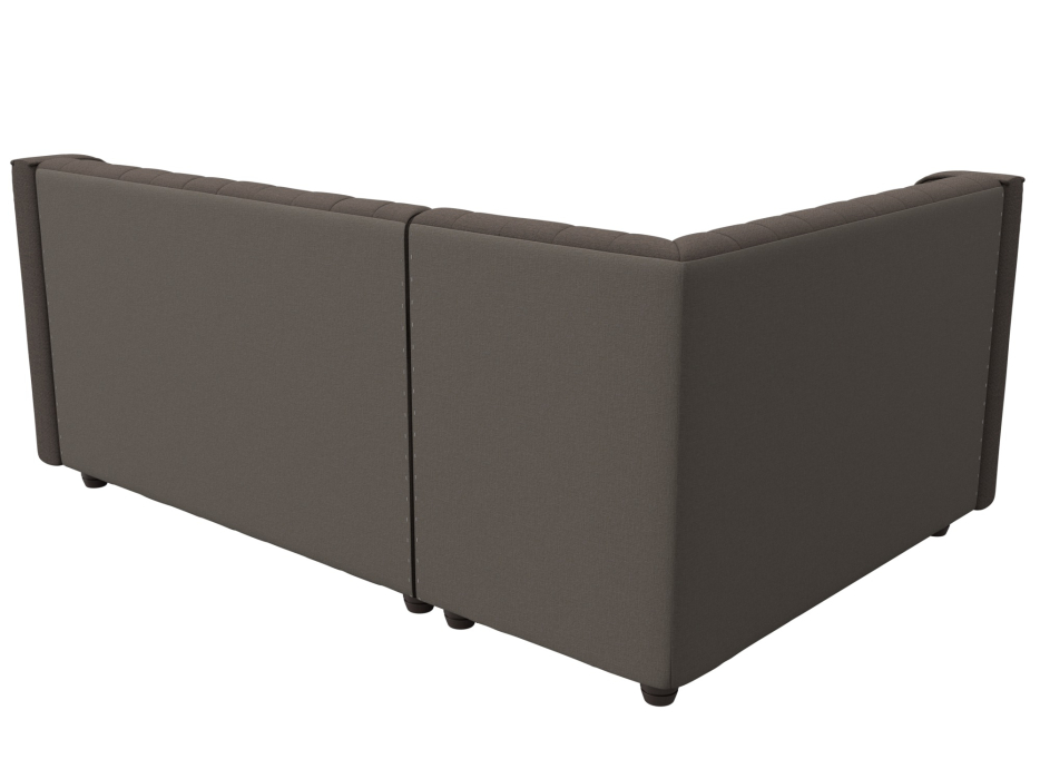 Кухонные уголки, Диван кухонный угловой Лофт левый угол, рогожка Амур