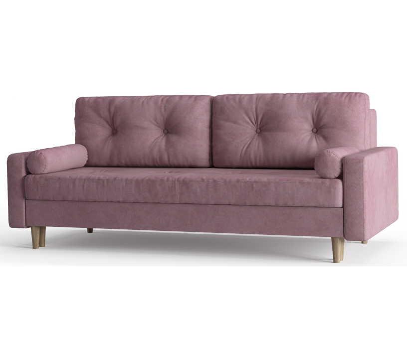 Диваны с ящиком для белья, Диван-кровать Belfast, независимый пружинный блок, велюр