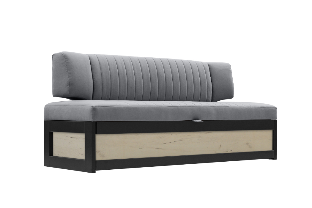 Диваны прямые кухонные, Прямой кухонный диван Парус 181 Дуб крафт белый