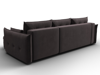 Диван угловой Лига-100 НПБ угол универсальный, велюр SEVEN