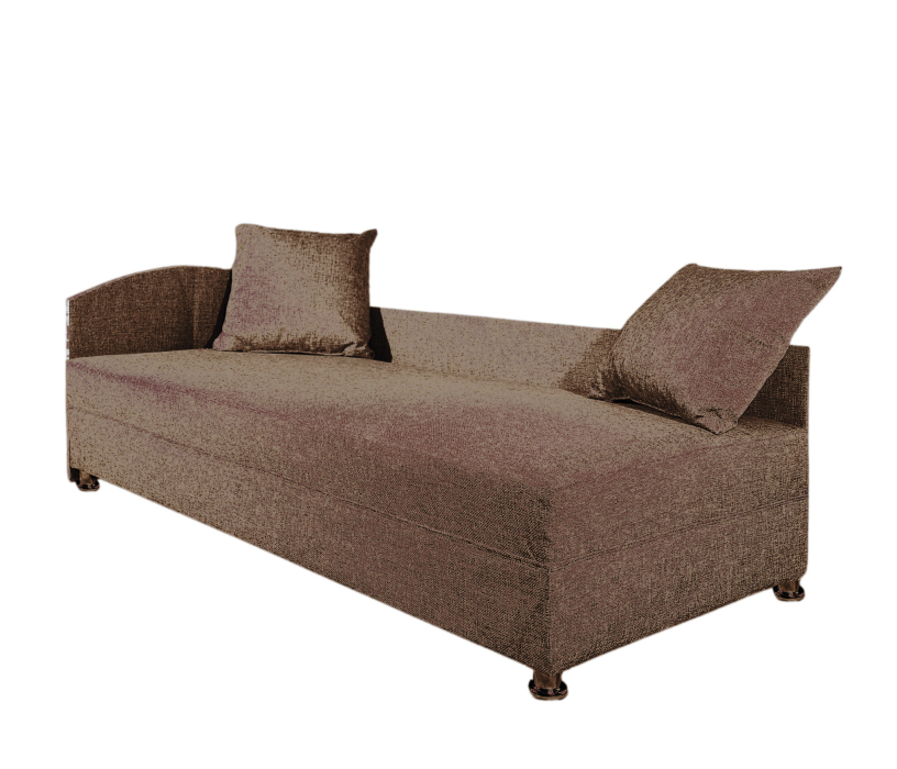 Односпальные, Кровать тахта односпальная 80, левый угол, рогожка