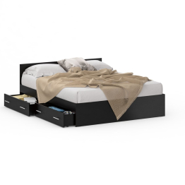 Двуспальная кровать с ящиками Стандарт 1600 